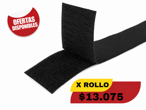 VELCRO 5.0 CM NEGRO GRADO A EN OFERTA