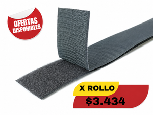VELCRO  NEGRO 2.5 CM